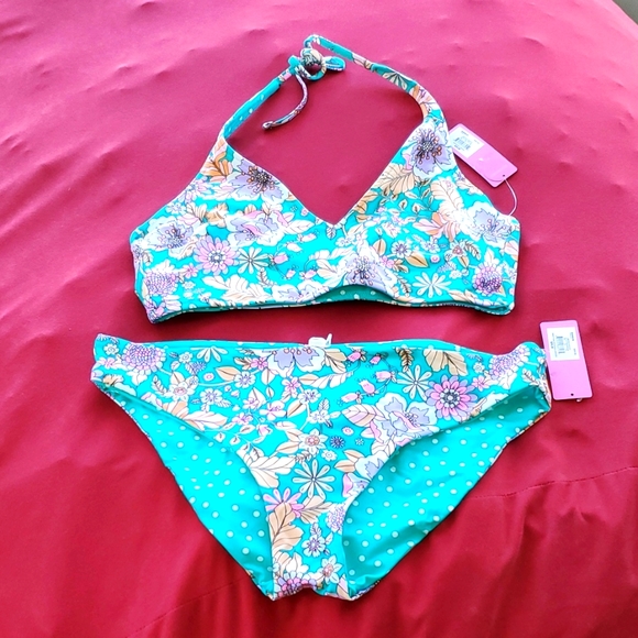 Ninety Nine NWT Reversible Swimsuit Size XXL - Picture 1 of 2